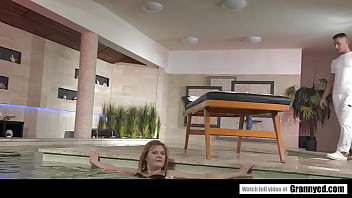 Preview 1 of Hot Colombiana Bianka - GILF enjoys sensual massage then deep fuck with the handsome masseur - Christine White