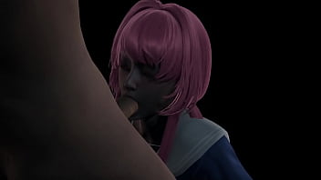 Preview 1 of Pussy Feeding Part 2 - Mirai Nikki: Yuno Gasai Cowgirl Retrained