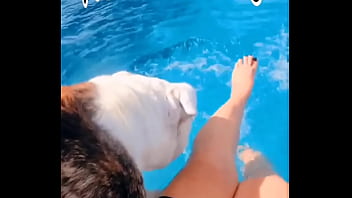 Preview 1 of Chole Scot - Happy Foot Fetish Friday! All you ??️ have some competition. My English loves to play footsies. #feet #footfe...