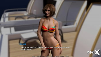 Preview 4 of Jungle Video Sex Com - WaterWorld - Tight swimsuit and sex in cabin E1 #21