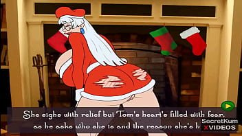 Preview 2 of Grupxxx Vedeo - Mrs. Clause Dick Enlargement Christmas Anal - Big Breasts MILF Cosplay