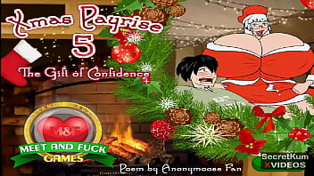 Preview 1 of Grupxxx Vedeo - Mrs. Clause Dick Enlargement Christmas Anal - Big Breasts MILF Cosplay