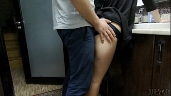 Preview 1 of Chubby Teen White Pussy - CUMMING IN MY PANTIES AND PULL THEM UP BEFORE WORK - PUSSYJOB GORGEOUS WIFE