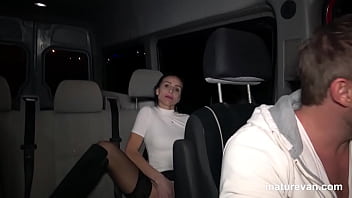 Preview 1 of Lesbians Masturbution - Cougar picks me up at the gas station