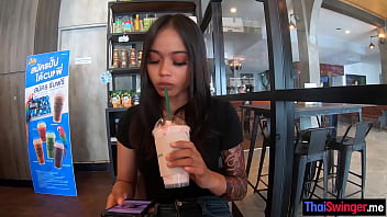 Preview 1 of Lndian Porno Video - Wet tattooed Asian slut fucks big cock guy after she played with herself