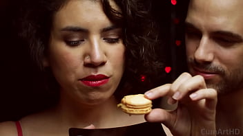 Preview 4 of Sex Tubepleasure - Double celebration! Valentine&#039_s day   Our 9th Aniversary! (Cum on food 5)