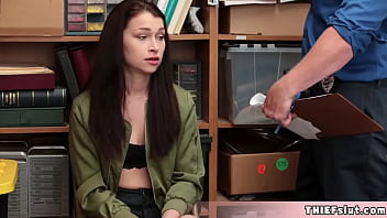 Preview 1 of Laday Sex - Jennifer tried to steal a pair of shoes