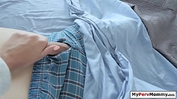 Preview 1 of Gudda Xex - MyPervMommy.com - Perv stepmom handjobs then fucks stepson