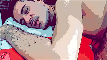 Preview 1 of Shit Anal Poop - Anima&ccedil_&atilde_o gay:  Ao raiar do sol foi na cama da leite no cuzinho