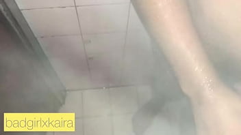 Preview 1 of Casual Teen - Real INDIAN amateur prostitute sucks dick in shower