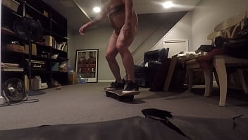 Preview 3 of Jerky Jenny Porn - naked training session