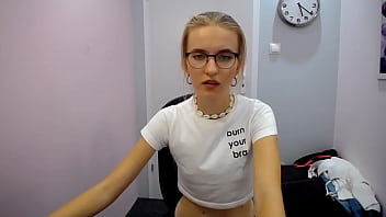 Preview 2 of Xxxsex Heroins - Nicole Sagee webcam show in wet white top (2019-08-16)