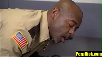 Preview 2 of Lili H Met Art - PerpDick.com- Perp bareback fucks Black cop ass