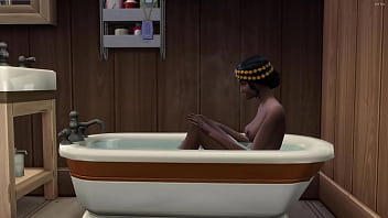 Preview 1 of Training Slave Sex Male - Indian step mom shares her bed with her stepson after he visited during the night because he had a nightmare and went to bed with her - desi mom and son