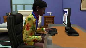 Preview 1 of Wild Har - Indian stepmom catches stepbrother and his stepsister having sex on the big day believing she&#039_s at work and he told them not to stop and to join her too - Desi threesome sex