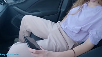 Preview 1 of Xxx Sax Hindi Film Video - Teen masturbates on a public car park watching her porn video - ProgrammersWife
