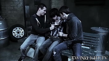 Preview 2 of Long Hill - Naughty twinks Tyler Bolt and Alex Todd anal fuck in 3some
