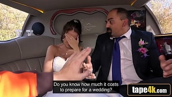 Preview 2 of Xhubs Jepang - Glamorous Bride Ass-Fucked In Front of Her Fiancee - Jennifer Mendez