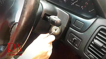 Preview 1 of Kolej Porn Teachers Hd - Public outdoors blowjob in car,  Jerk off the pussy,  teasing the clit by dildo toy