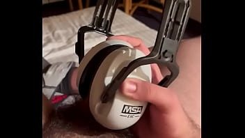 Preview 3 of Dick Woodsroom - Ear defenders fun part 1