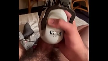 Preview 4 of Dick Woodsroom - Ear defenders fun part 1