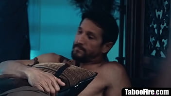 Preview 4 of Porn Enimal - Stepmom and stepdaughter threesome fucked by stepuncle - taboo porn