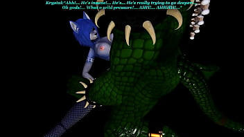 Preview 2 of Fst Time Xxx Video Blood - Legend Of Krystal Parody - Act2 - The HammerGuy