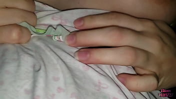 Preview 1 of Nipple Sucking With Honey - Asi de facil es mi cu&ntilde_ada embarazada