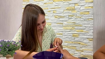 Preview 2 of Bi Ffm - Stepson: - Can I cum inside you? Stepmother: Yes,  come on,  stepson,  I&#039_ll take a pill.