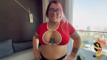 Preview 1 of Mia Khlifa Ki - Which top is Best for Titty Fucking? Intro to shirt #4