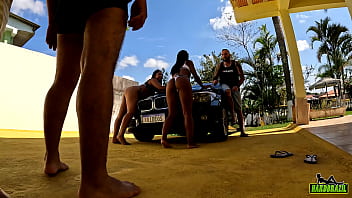 Preview 3 of Catch Nahbo - Um ensaio fotogr&aacute_fico com duas gostosas na BMW - Soraya Castro - Diana Smith - Cruz Fox - Binho Ted