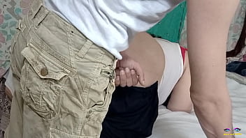 Preview 2 of Son Forced Cum Mom - White Big Ass hot girl finger fucked in Ass and Pussy and pussy fucking by her friend in Doggystyle for xxx hd porn in hindi