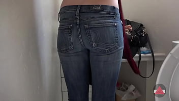 Preview 2 of Norbit Again Sexy Movie - Sexy AF Jeans to Skirt Change