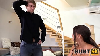 Preview 2 of Tailor Sex Video - HUNT4K. Smart girl with big titties makes cuckold out of her husband