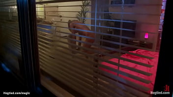 Preview 3 of Hot Anal Jacin - Big fake tits student bound and fucked