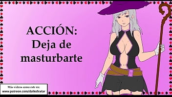 Preview 4 of Shameless Fuck Girl - JOI con una bruja. Tu ama necesita semen.