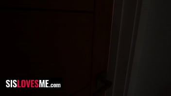 Preview 2 of X Jabardasth - SisLovesMe - Lucky Stud Surprises His Tiny Ginger Stepsis And Stuffs Her Pink Pussy With His Cock