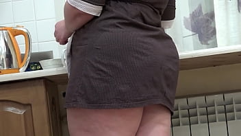 Preview 1 of Wendig Sex - anal masturbation with carrots instead of dessert for morning tea and doggy style big booty shaking from a mature bbw