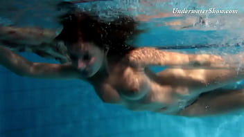 Preview 3 of Yong Porn Hd - Cute smoking hot babe Edwiga underwater