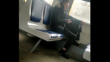 Preview 1 of Abid Sex Vibeo - Suburban train public jerkoff
