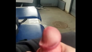 Preview 3 of Xxx Tagalo - Suburban train public jerkoff