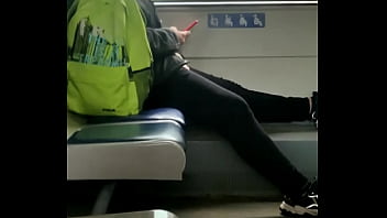 Preview 1 of Xxx Tagalo - Suburban train public jerkoff