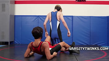Preview 1 of Amish Adarak First Time - Wrestling Domination Tactics