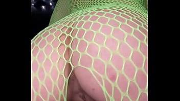 Preview 3 of Mila Gabor - Nadia Diamo Hot Ass Fishnet Bodysuit Twerking Slow Motion