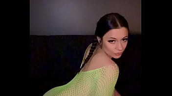 Preview 1 of Mila Gabor - Nadia Diamo Hot Ass Fishnet Bodysuit Twerking Slow Motion