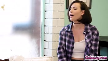 Preview 2 of Alonebwith Me - Maya Kendrick interrupts Casey Calvert&#039_s qiet day at the cafe and leads her to oragsm