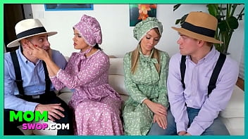 Preview 1 of Femjeycom - MomSwop.com ⏩ Religious Milfs Sharing their Brat Boys,  (Pristine Edge,  Penny Barber)