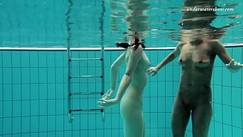 Preview 3 of Ake Taxxx - Markova and Zlata hottest lesbians underwater