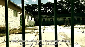 Preview 2 of Wife Mydad - Dominatrix Mistress April - Military Bunker Prison