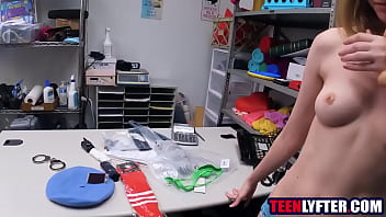 Preview 2 of Ehnda Ercel Xxx - Skinny teen fucked for shoplifting